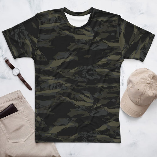 Multi CAMO Tiger Stripe Black Men’s t-shirt - XS