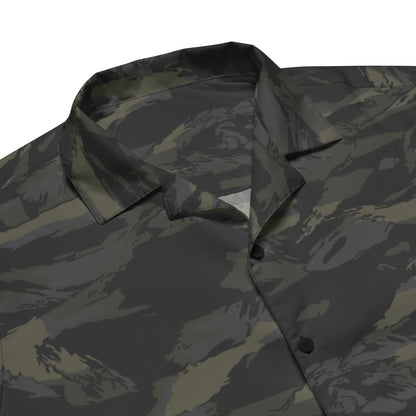 Multi CAMO Tiger Stripe Black Unisex button shirt