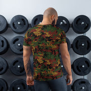 Digital Myanmar Tatmadaw CAMO Mens Athletic T-Shirt - Shirt