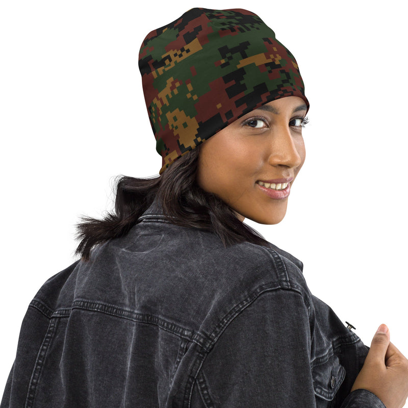 Digital Myanmar Tatmadaw CAMO Beanie - Head
