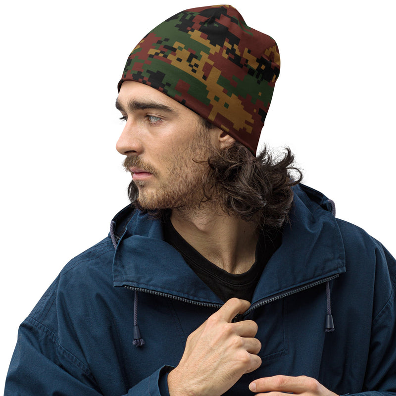 Digital Myanmar Tatmadaw CAMO Beanie - S - Head