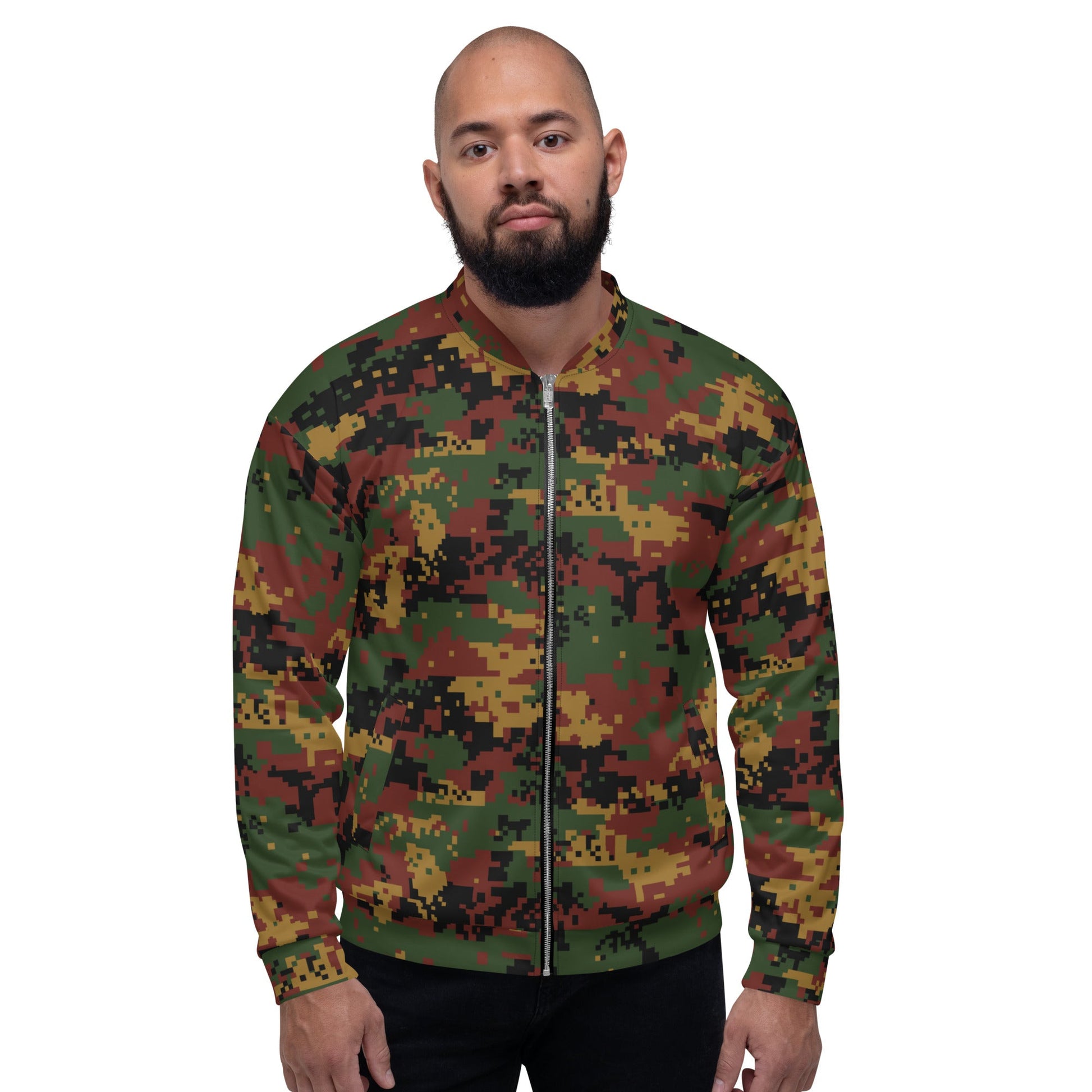 Myanmar Digital Tatmadaw CAMO Bomber Jacket - Jackets