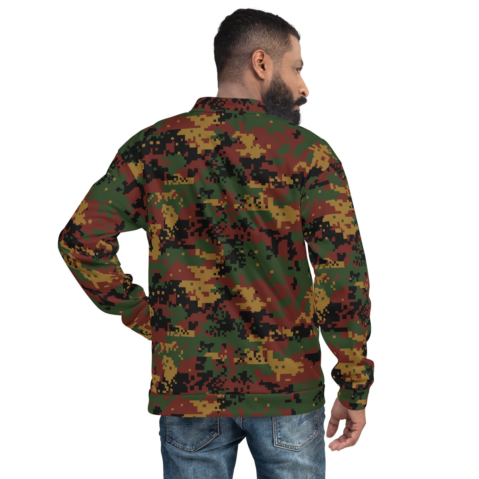 Myanmar Digital Tatmadaw CAMO Bomber Jacket - Jackets