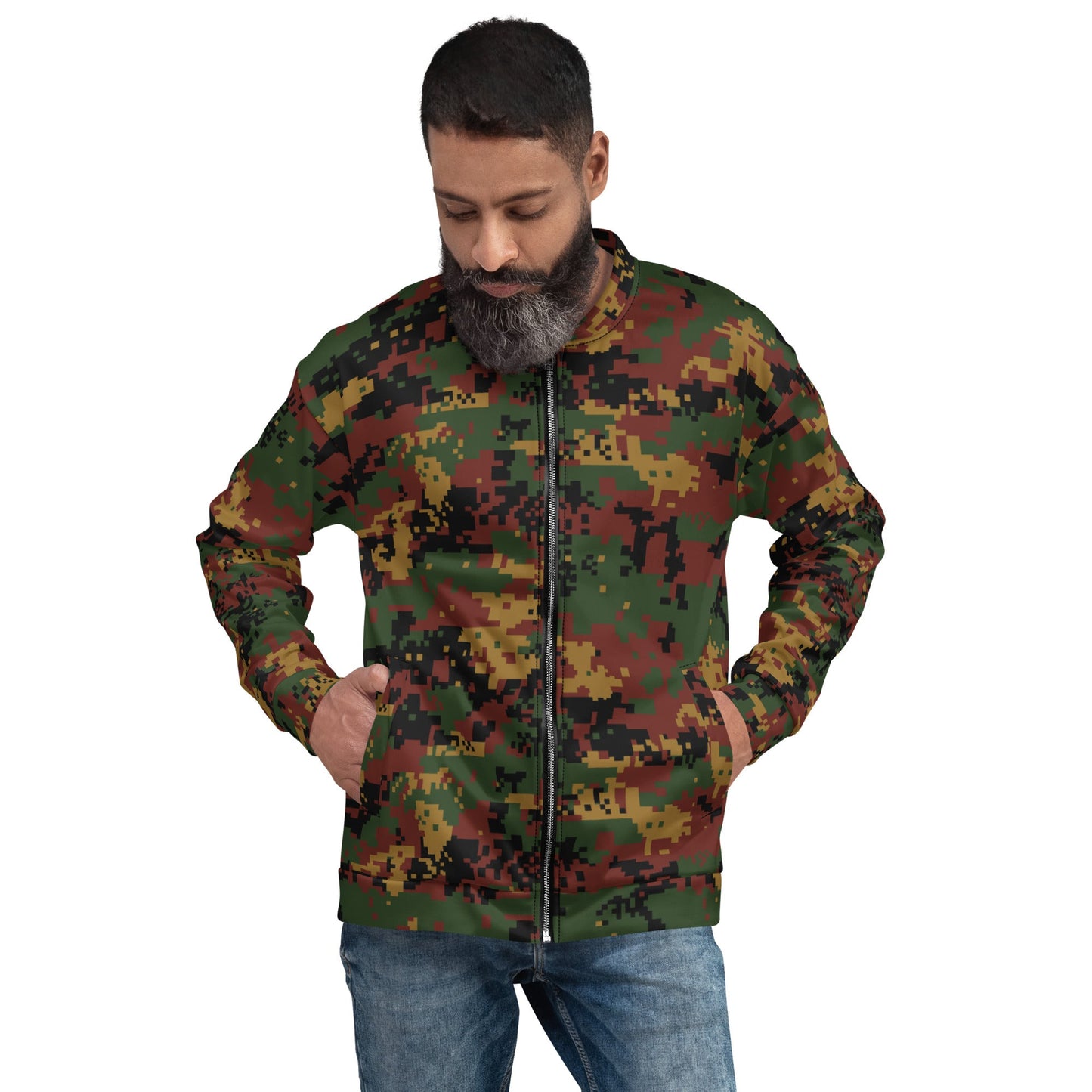 Myanmar Digital Tatmadaw CAMO Bomber Jacket - Jackets