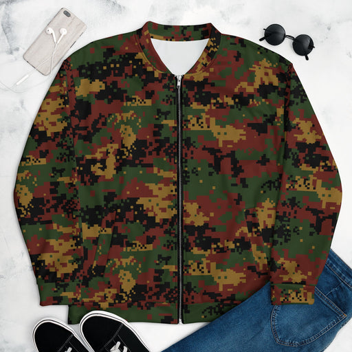 Digital Myanmar Tatmadaw CAMO Bomber Jacket - XS