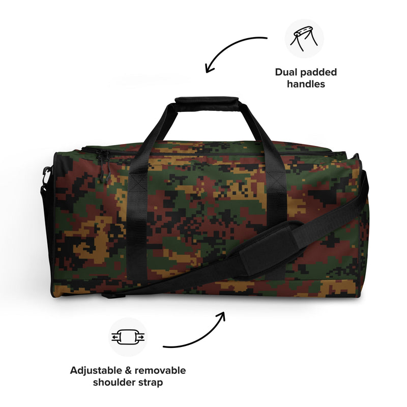 Digital Myanmar Tatmadaw CAMO Duffle Bag
