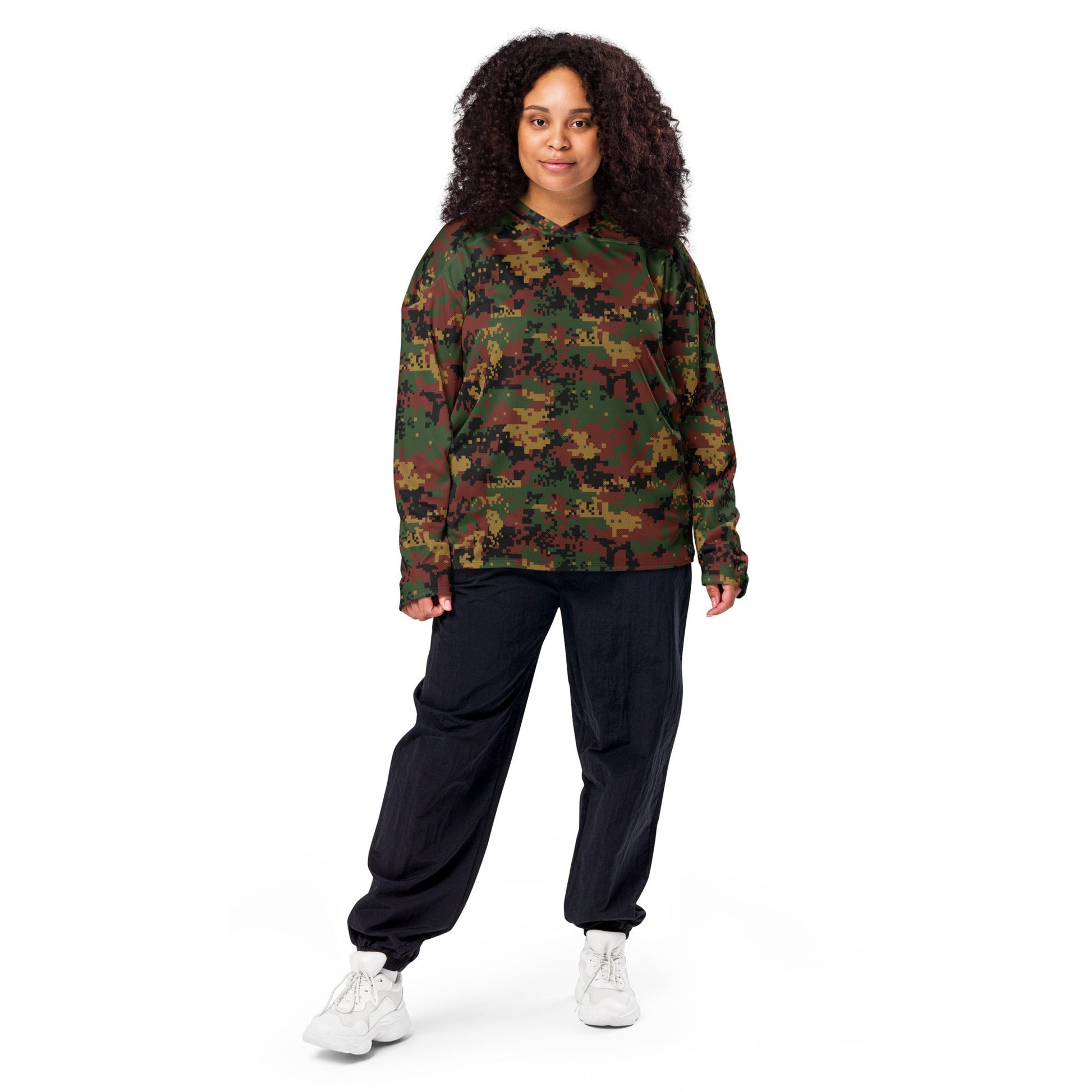 Myanmar Digital Tatmadaw CAMO hockey fan jersey - Hockey Jerseys