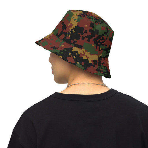 Digital Myanmar Tatmadaw CAMO Reversible Bucket Hat - S/M - Head