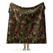 Digital Myanmar Tatmadaw CAMO Sherpa Blanket - 60″×80″