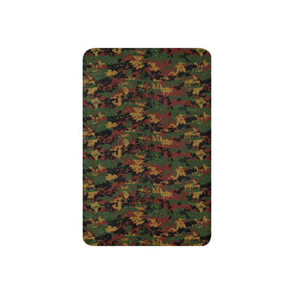 Myanmar Digital Tatmadaw CAMO Sherpa blanket - Blankets
