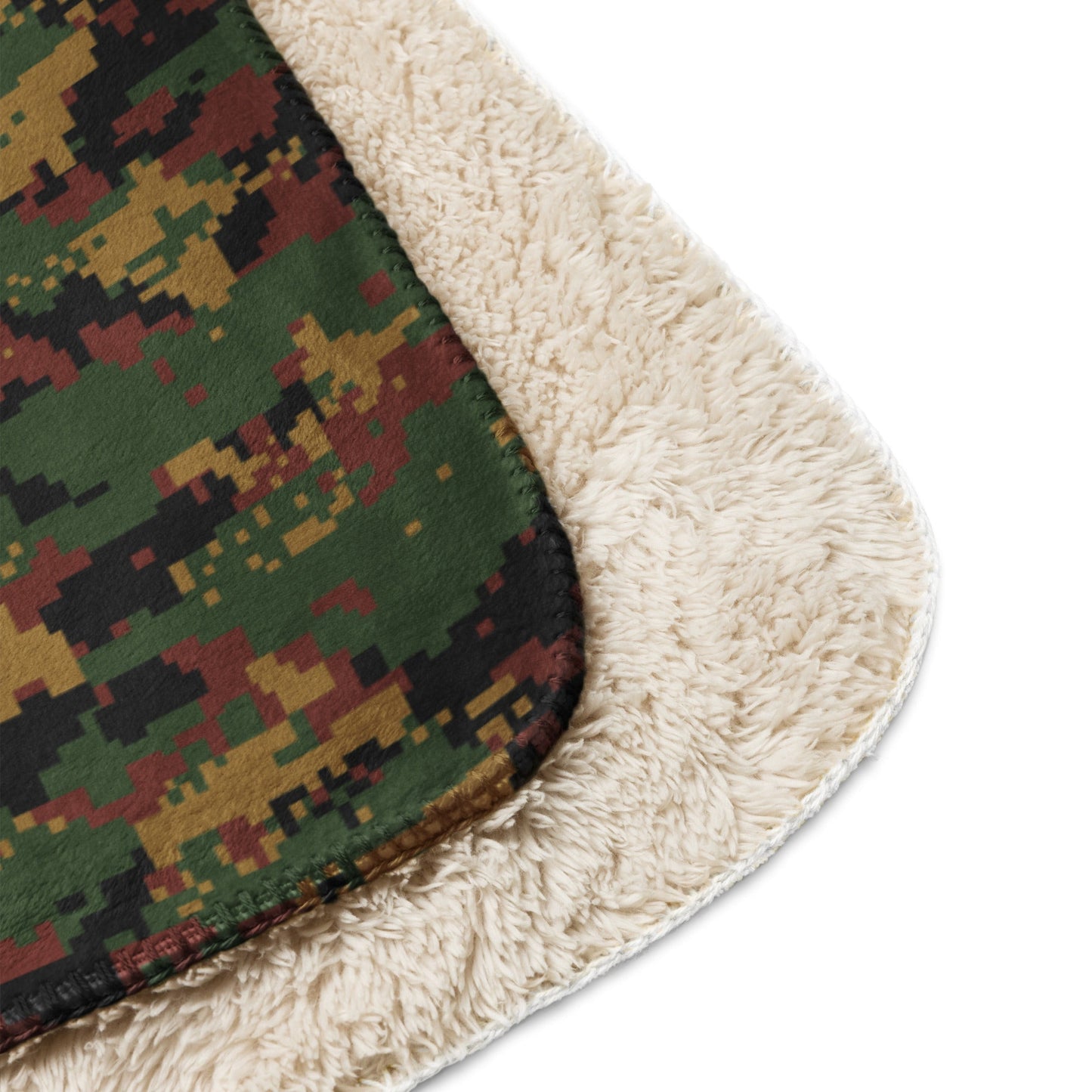 Myanmar Digital Tatmadaw CAMO Sherpa blanket - Blankets