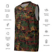 Digital Myanmar Tatmadaw CAMO Unisex Basketball Jersey