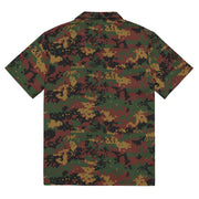 Digital Myanmar Tatmadaw CAMO Unisex Short-Sleeve Button Shirt - Button-Up