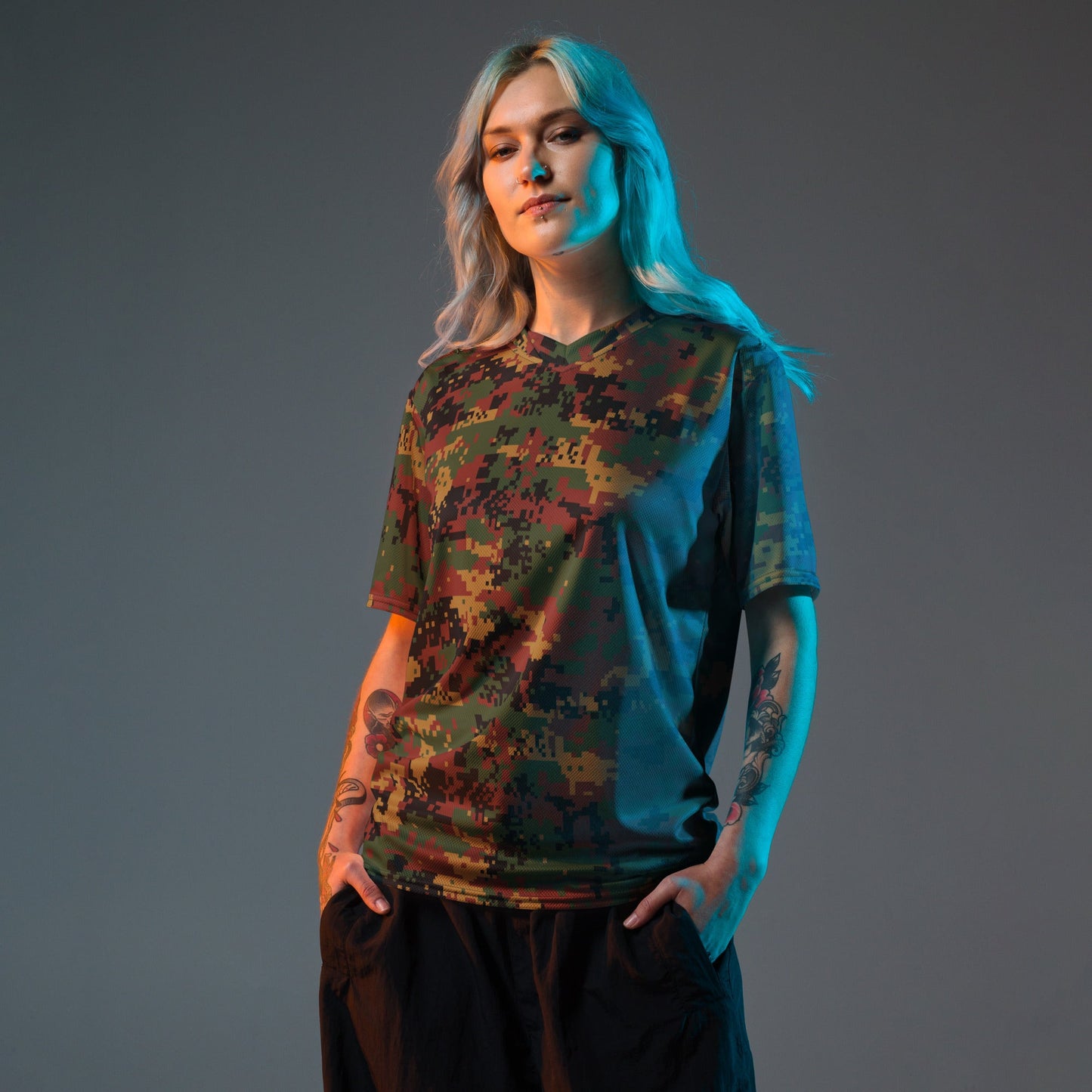 Myanmar Digital Tatmadaw CAMO unisex sports jersey - Sports Jerseys