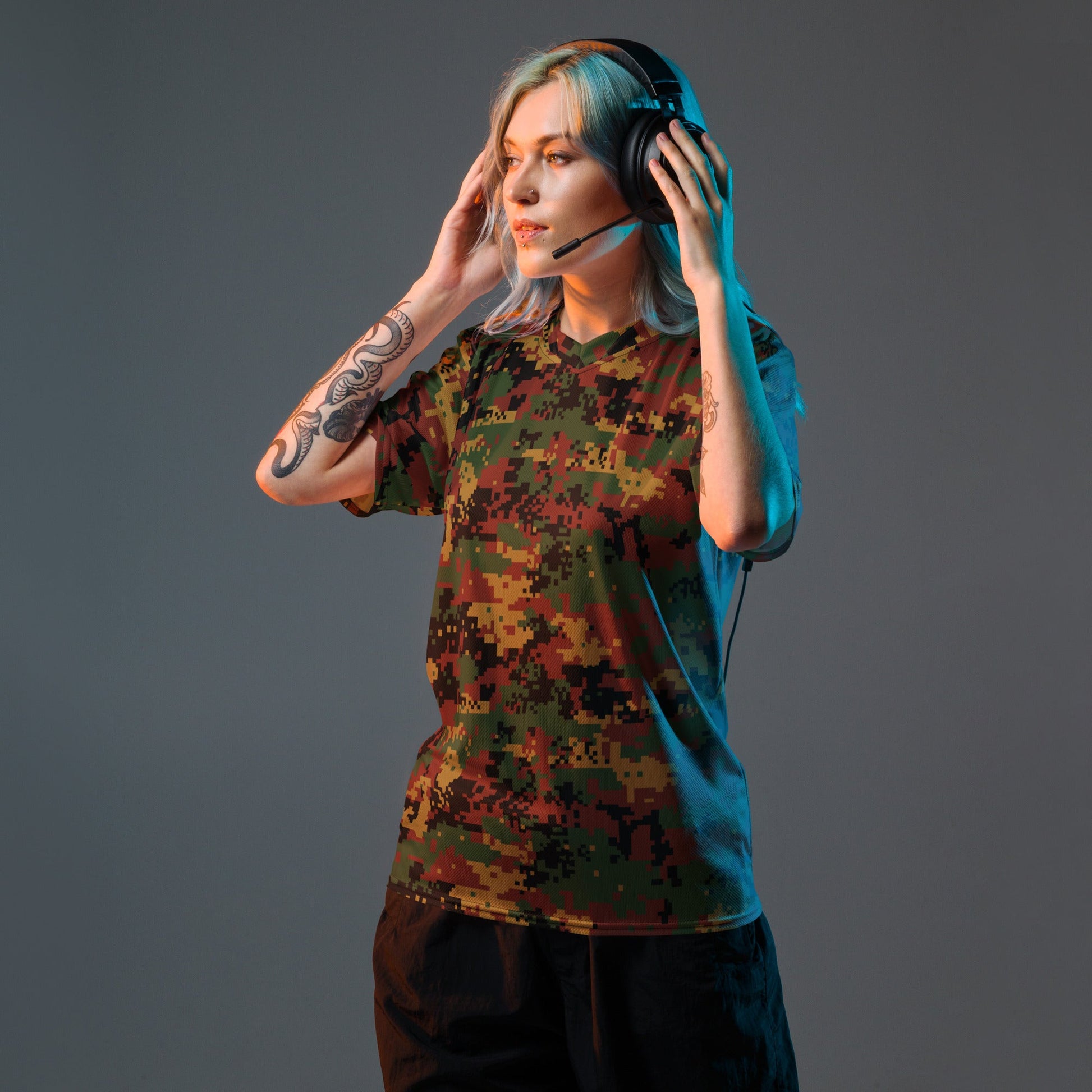 Myanmar Digital Tatmadaw CAMO unisex sports jersey - Sports Jerseys