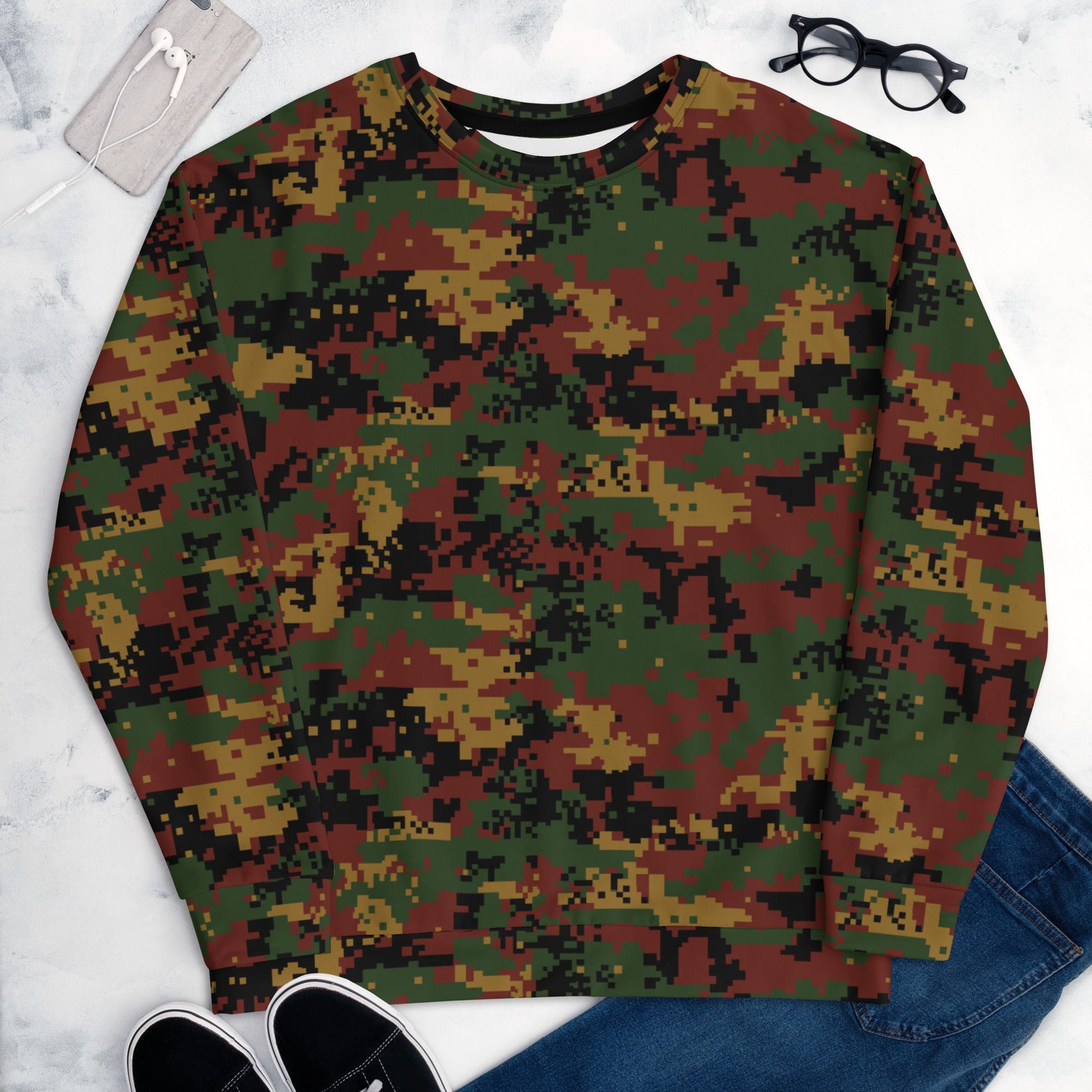 Myanmar Digital Tatmadaw CAMO Unisex Sweatshirt - Sweatshirts