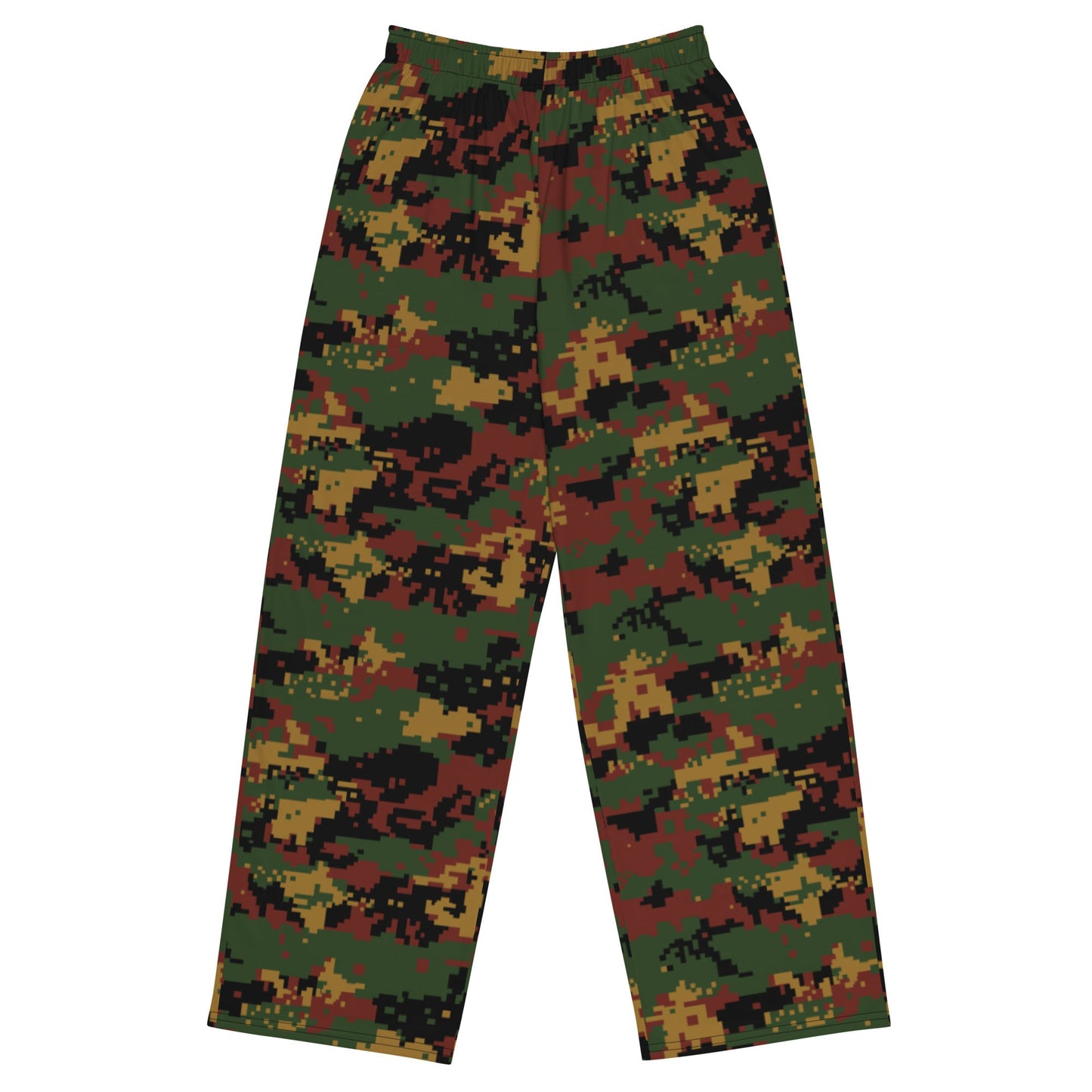 Myanmar Digital Tatmadaw CAMO unisex wide-leg pants - 2XS - Wide-leg Pants