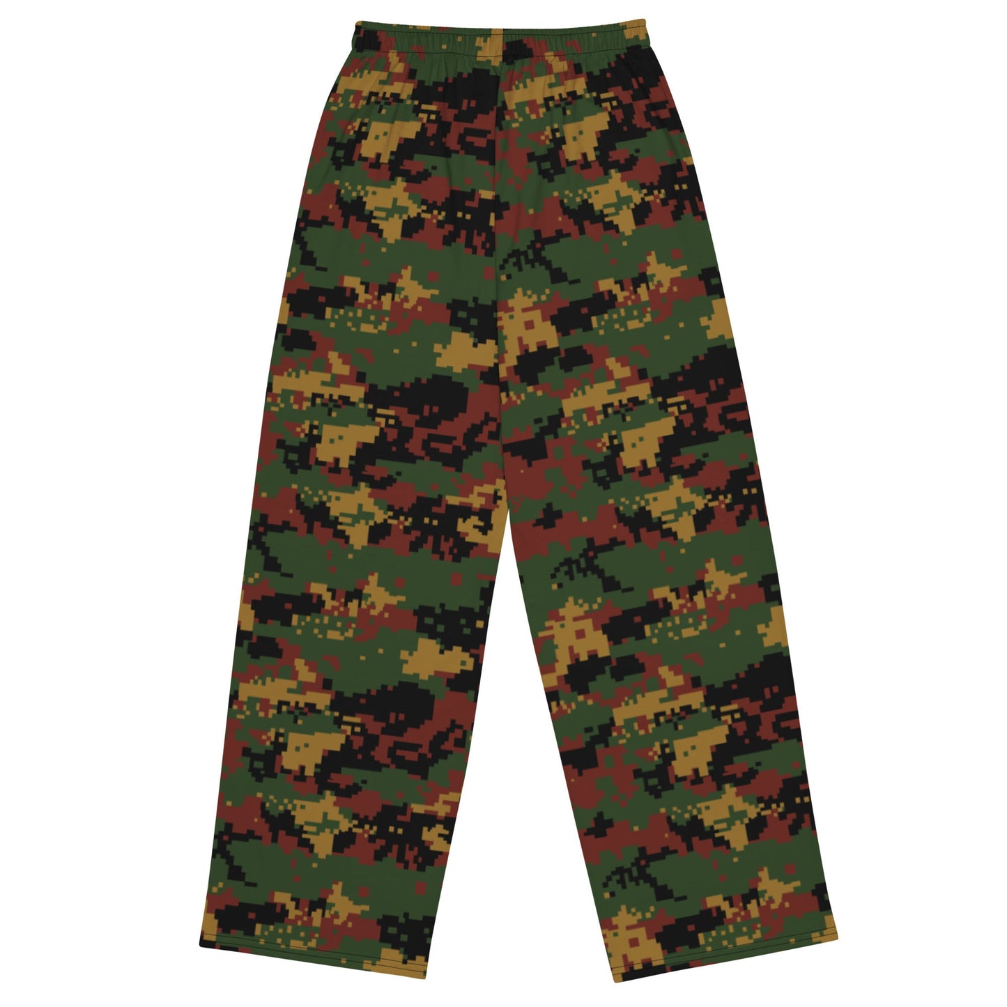 Myanmar Digital Tatmadaw CAMO unisex wide-leg pants - Wide-leg Pants