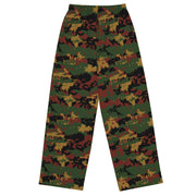 Digital Myanmar Tatmadaw CAMO Unisex Wide-Leg Leisure Pants - Pant