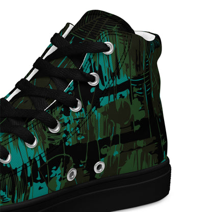 NEO Jungle CAMO Mens high top canvas shoes - High Top Canvas Shoes