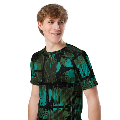 NEO Jungle CAMO Mens Short-Sleeve Rash Guard