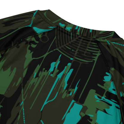 NEO Jungle CAMO Mens Short-Sleeve Rash Guard