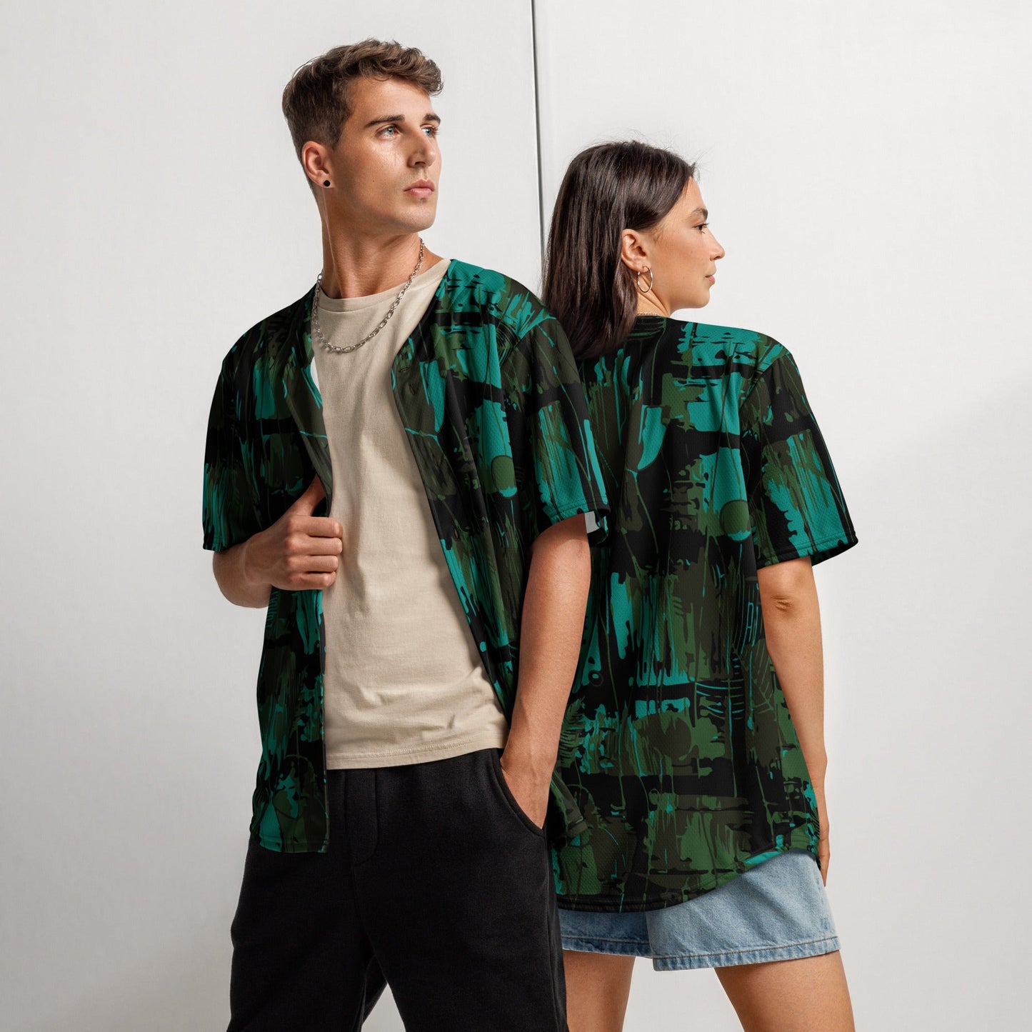 NEO Jungle CAMO Recycled baseball jersey - 2XS - Baseball Jerseys