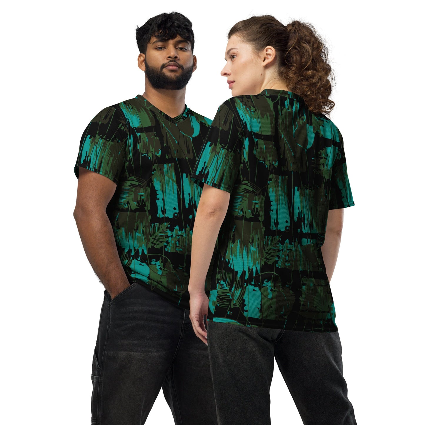 NEO Jungle CAMO Recycled unisex sports jersey - 2XS - Sports Jerseys