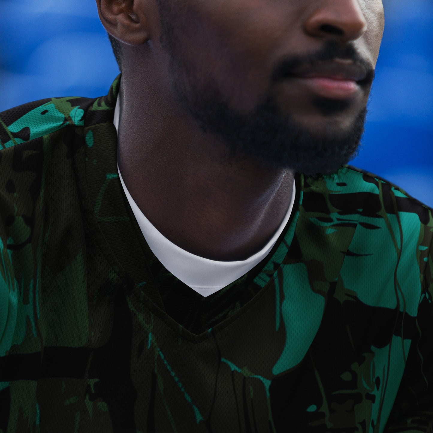 NEO Jungle CAMO Recycled unisex sports jersey - Sports Jerseys