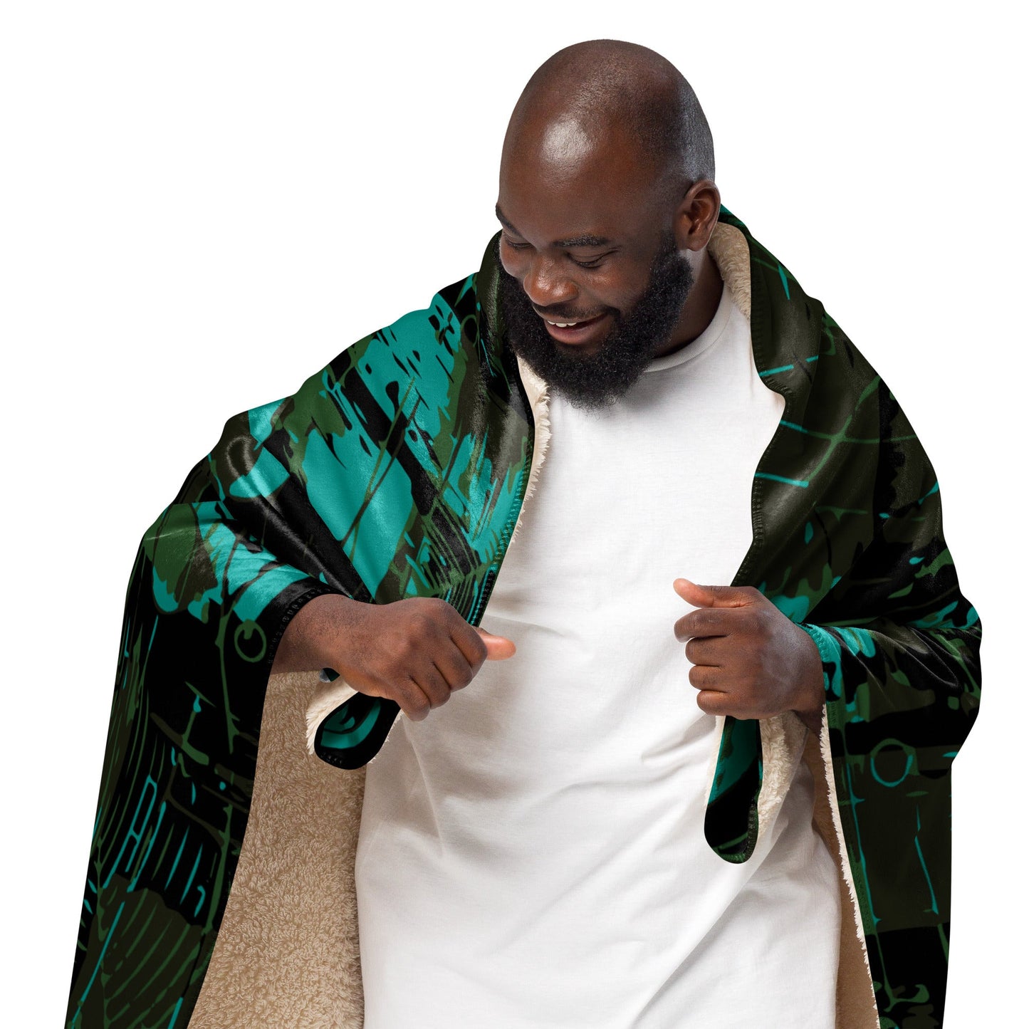 NEO Jungle CAMO Sherpa Blanket