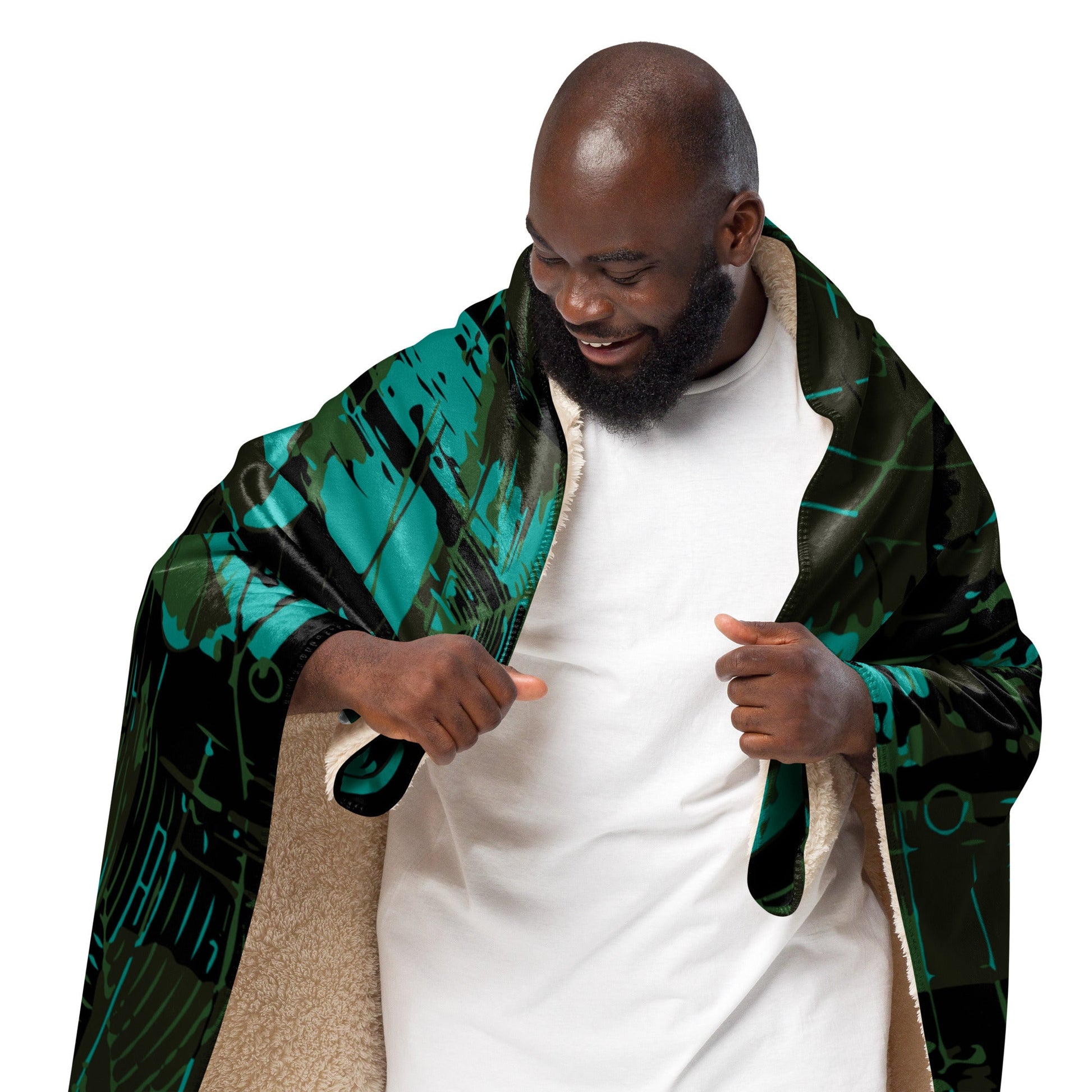 NEO Jungle CAMO Sherpa Blanket
