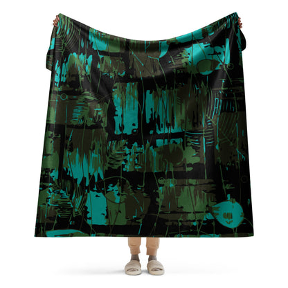 NEO Jungle CAMO Sherpa Blanket - 60″×80″