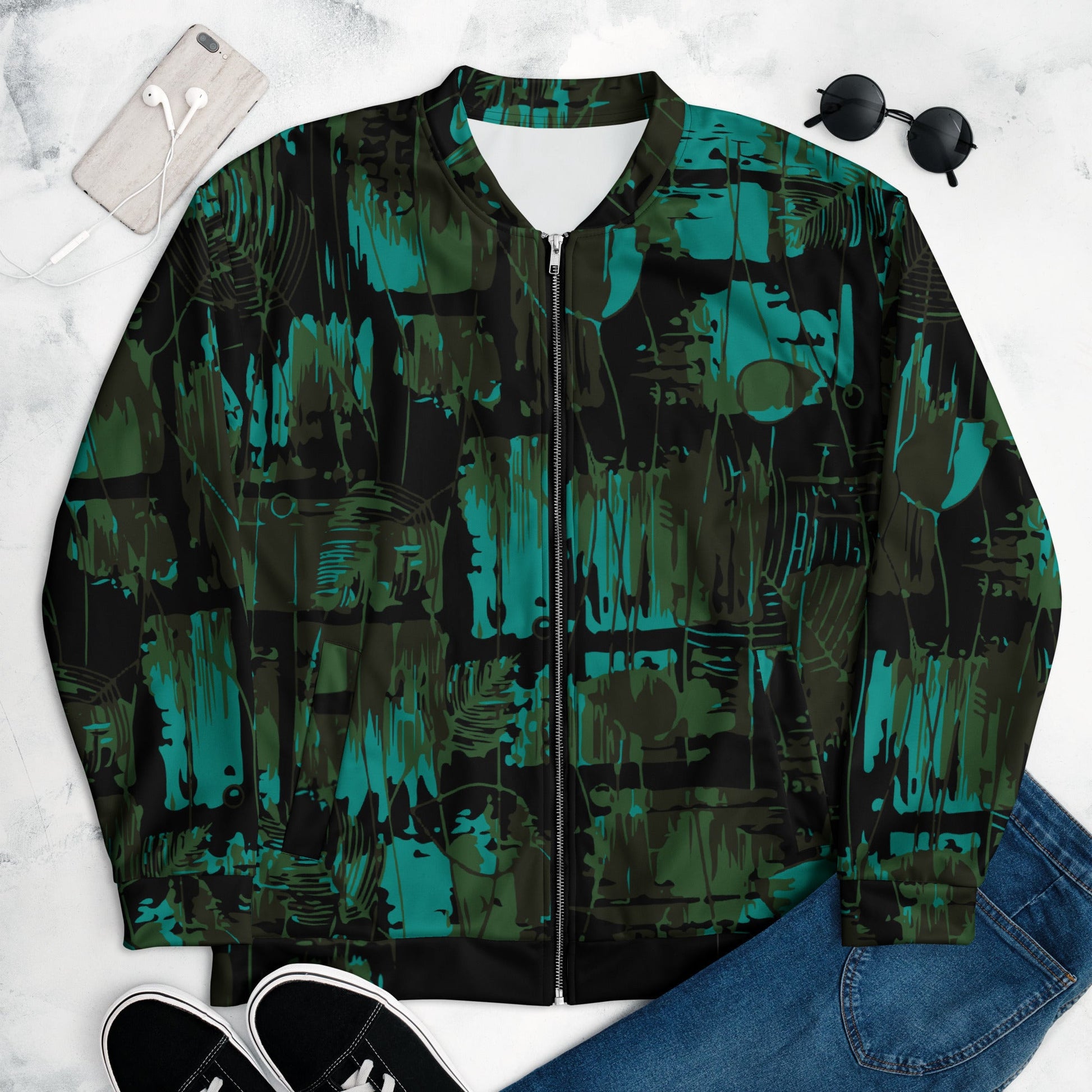 NEO Jungle CAMO Unisex Bomber Jacket - Jackets