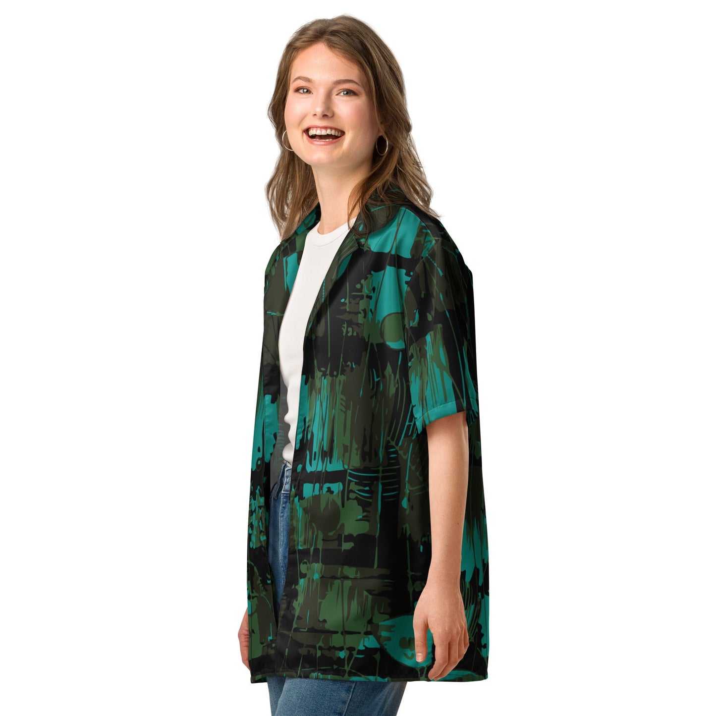 NEO Jungle CAMO Unisex button shirt - Button Shirts