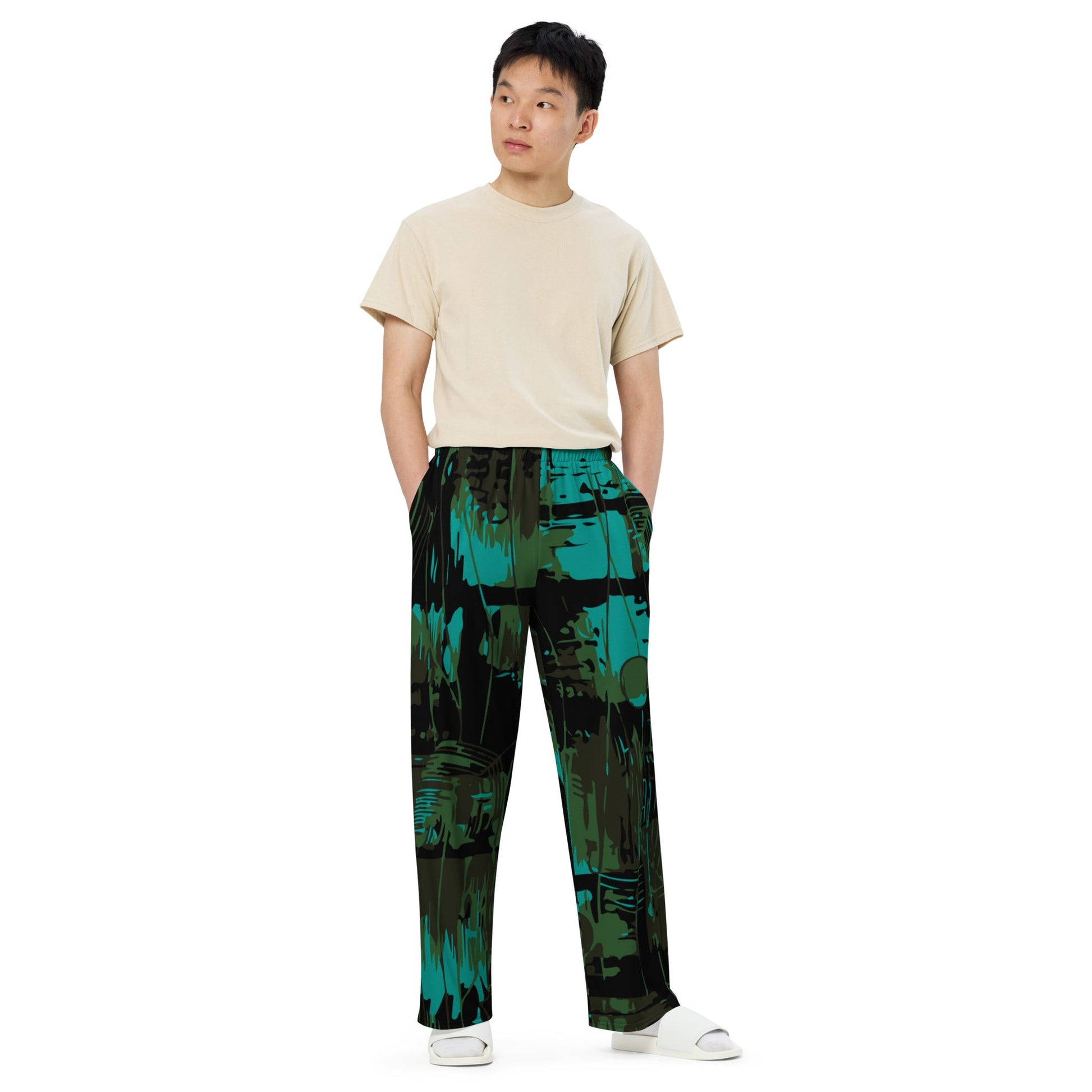 NEO Jungle CAMO unisex wide-leg pants - Wide-leg Pants