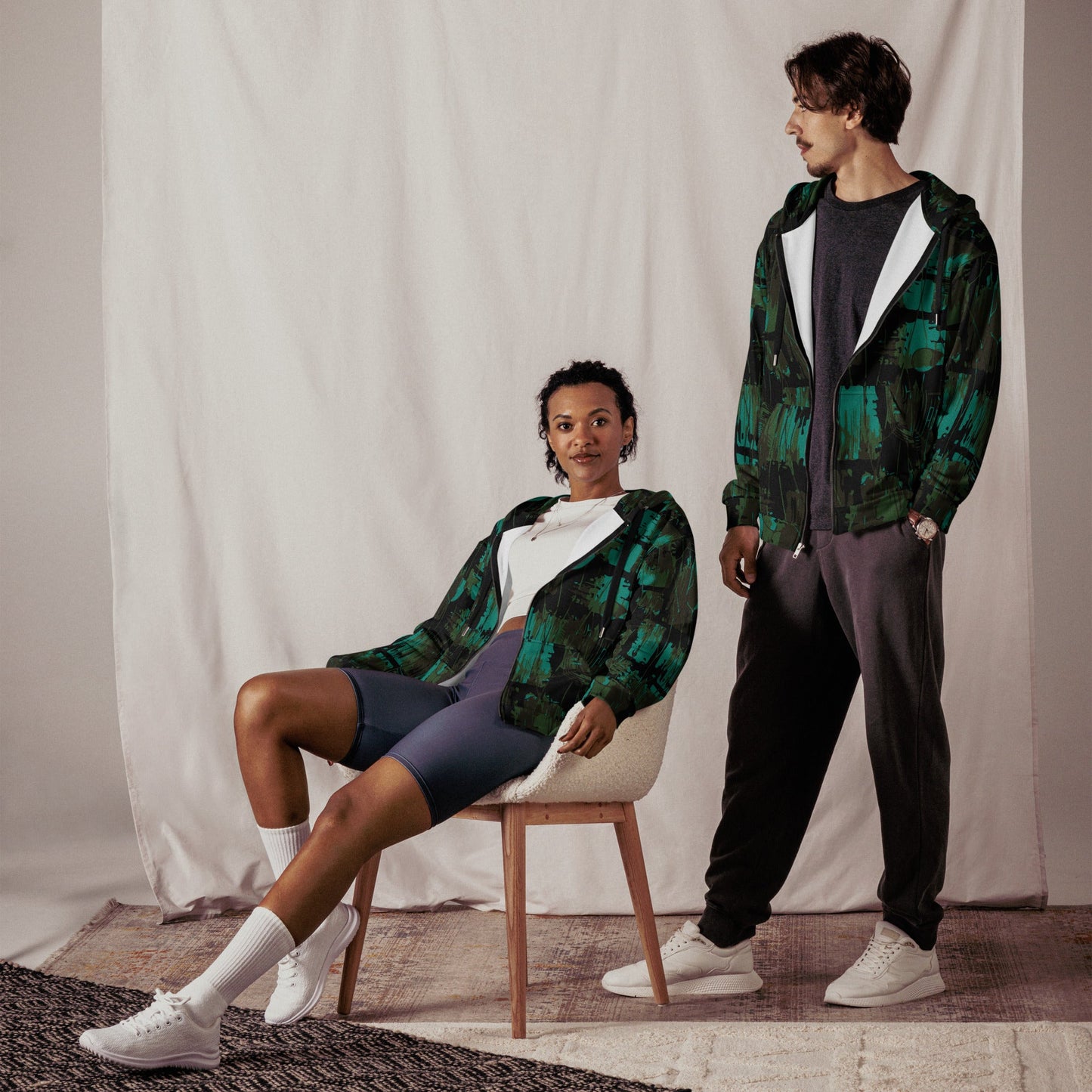 NEO Jungle CAMO Unisex zip hoodie - Zip Hoodies