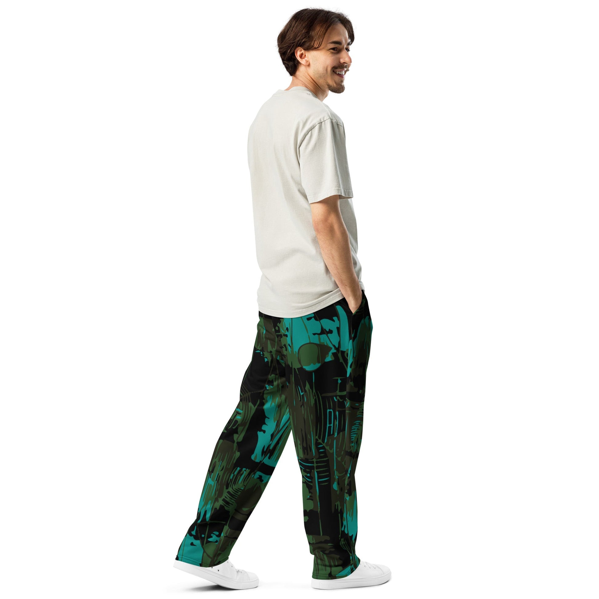 NEO Jungle CAMO Wide-leg joggers - Joggers