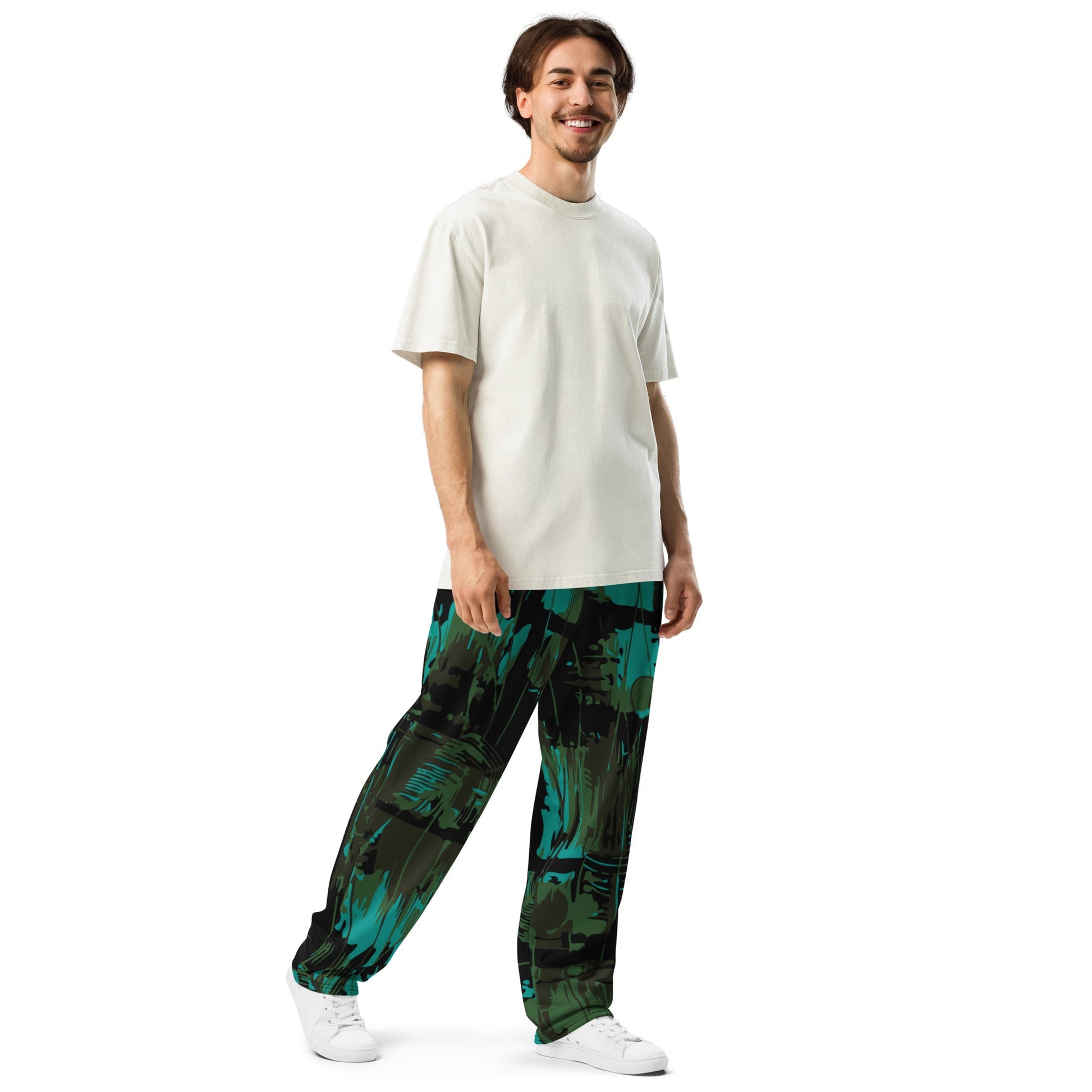 NEO Jungle CAMO Wide-leg joggers - Joggers
