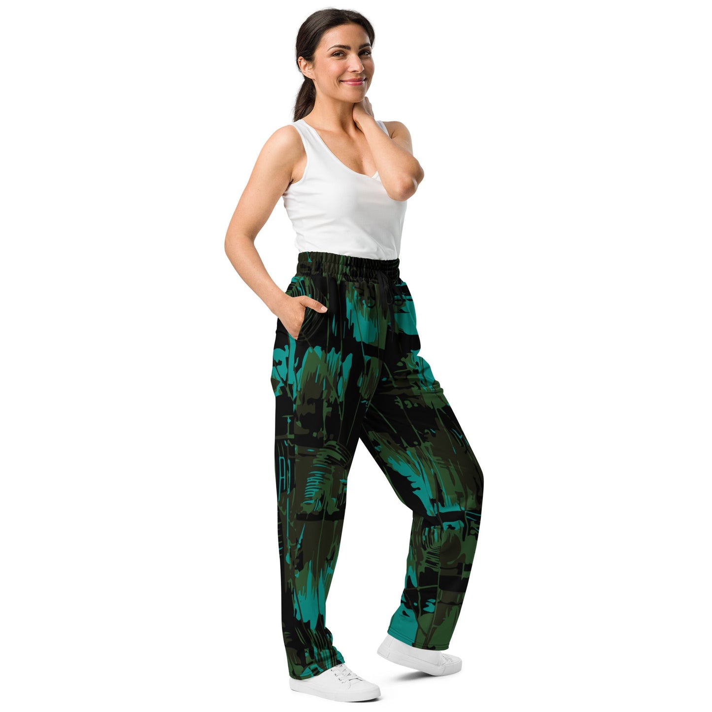 NEO Jungle CAMO Wide-leg joggers - Joggers