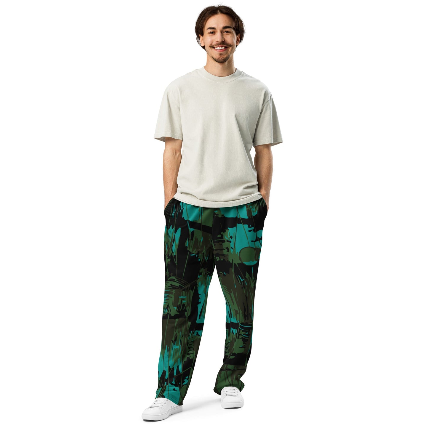 NEO Jungle CAMO Wide-leg joggers - Joggers