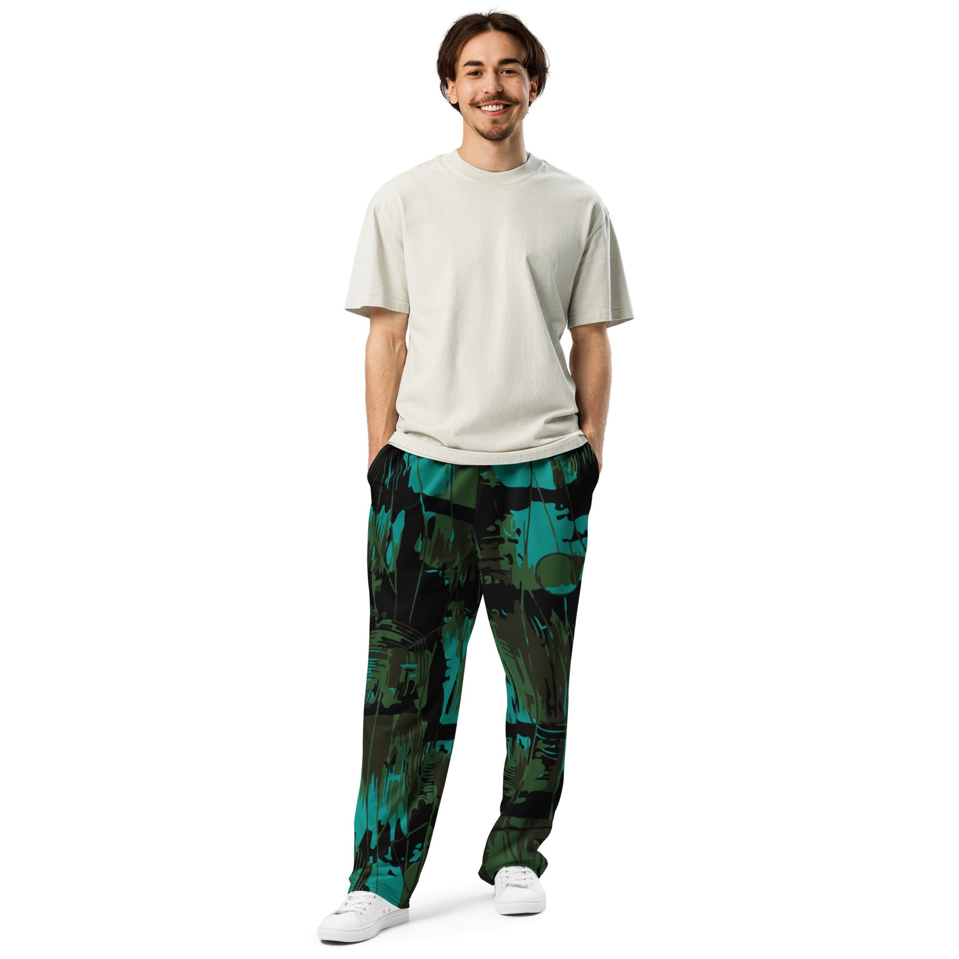 NEO Jungle CAMO Wide-leg joggers - Joggers
