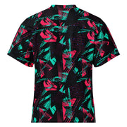 Neon Shatter CAMO Unisex American Football Jersey
