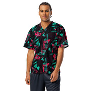 Neon Shatter CAMO Unisex American Football Jersey