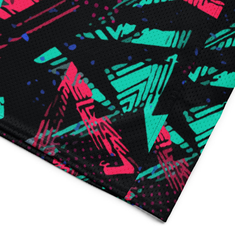 Neon Shatter CAMO Unisex American Football Jersey