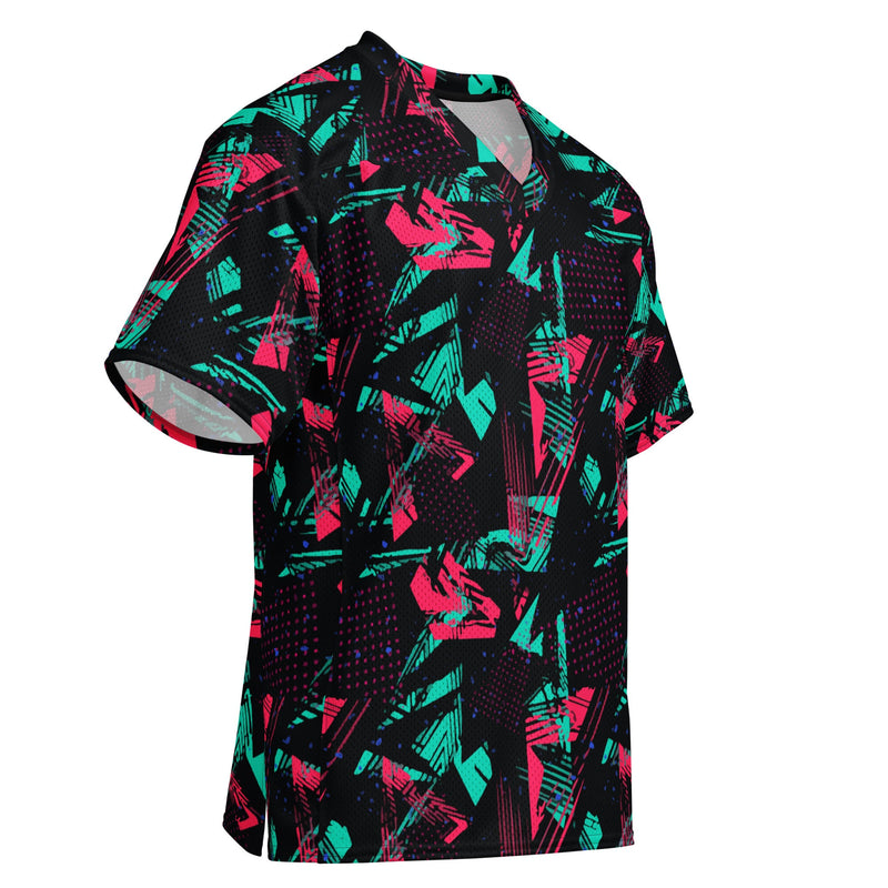 Neon Shatter CAMO Unisex American Football Jersey