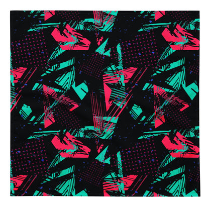 Neon Shatter CAMO Bandana - L