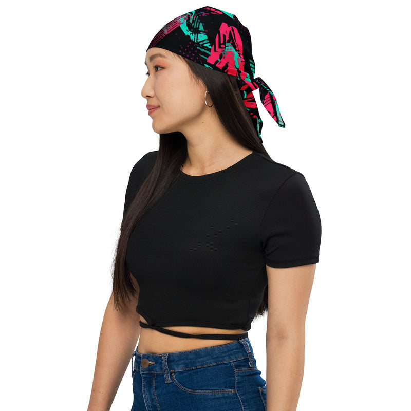 Neon Shatter CAMO Bandana - Head