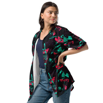 Neon Shatter CAMO Unisex Baseball Jersey