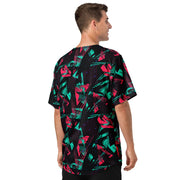 Neon Shatter CAMO Unisex Baseball Jersey