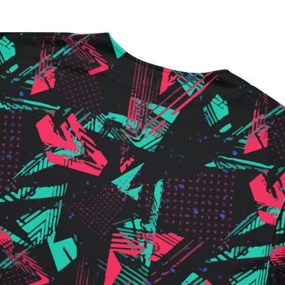Neon Shatter CAMO Unisex Baseball Jersey
